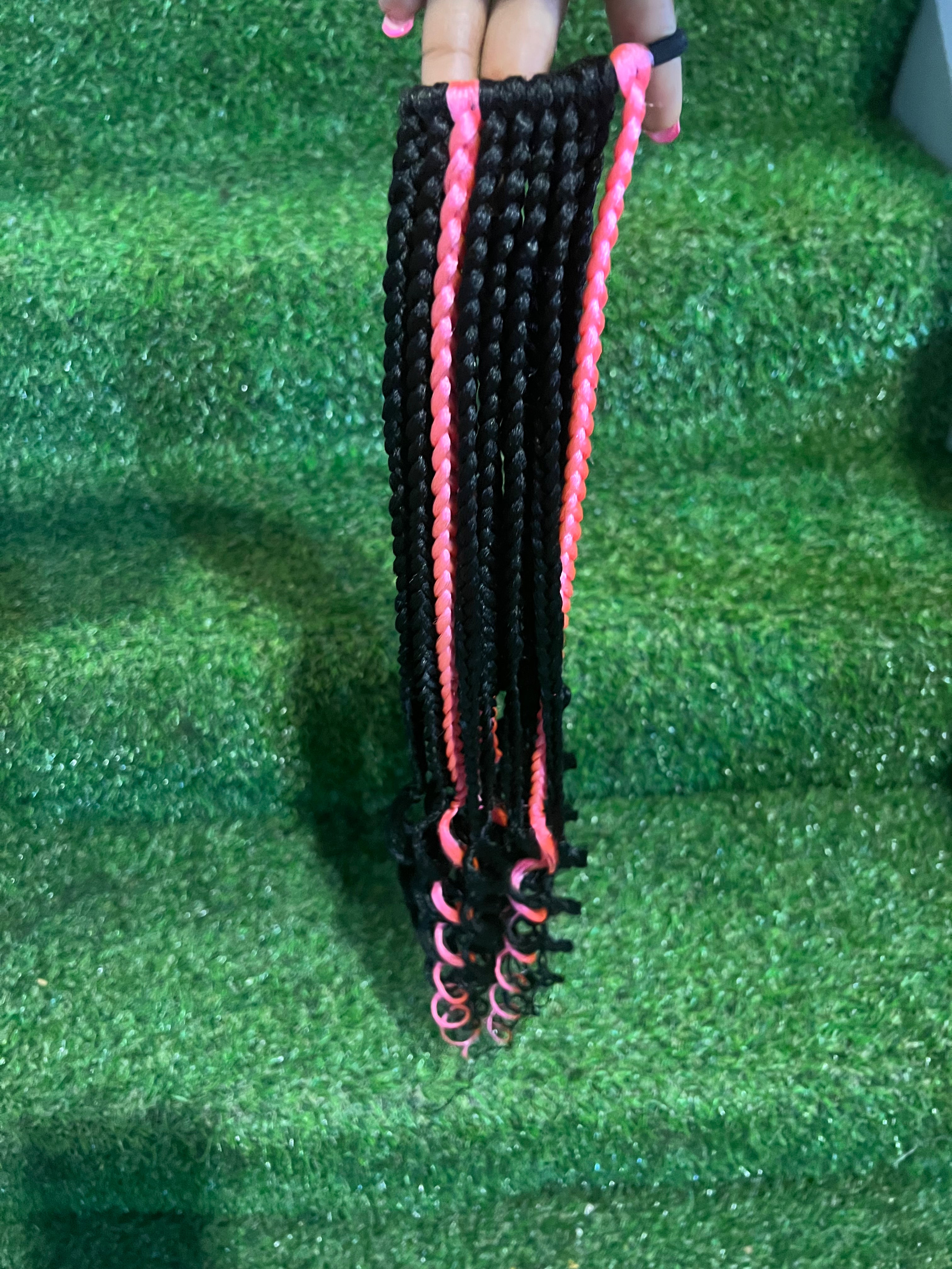 Ponytail in braided
